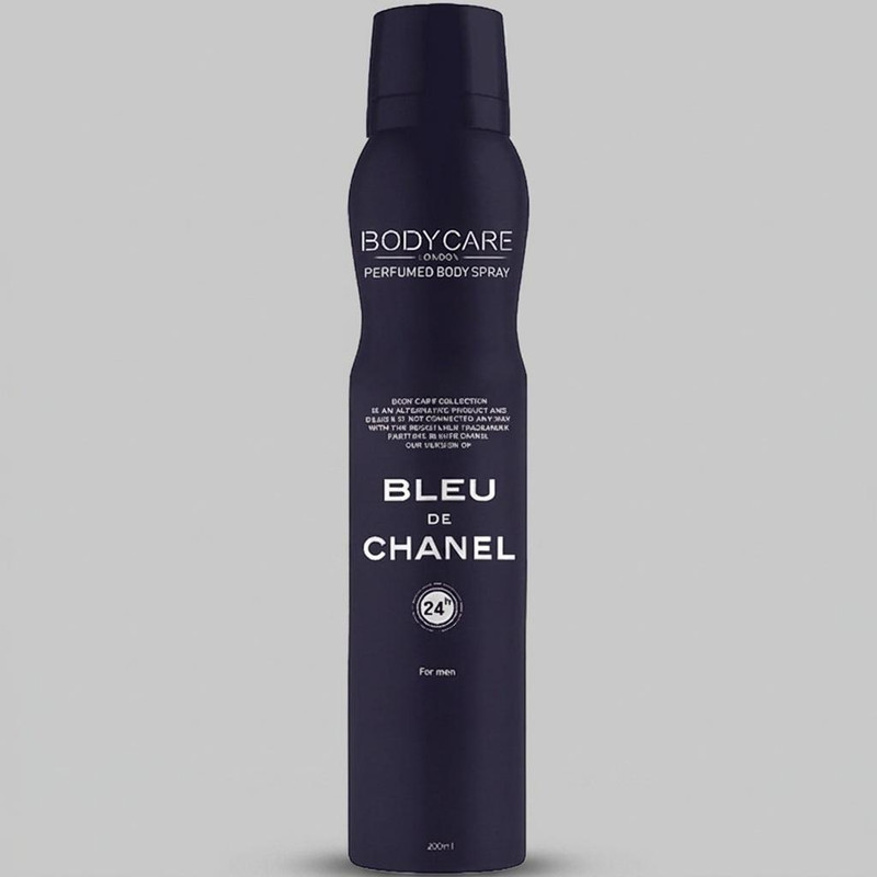 اسپری خوشبو کننده بدن مردانه بادی کر مدل Bleu de chanel حجم 200 میلی لیتر