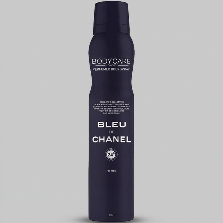 اسپری خوشبو کننده بدن مردانه بادی کر مدل Bleu de chanel حجم 200 میلی لیتر
