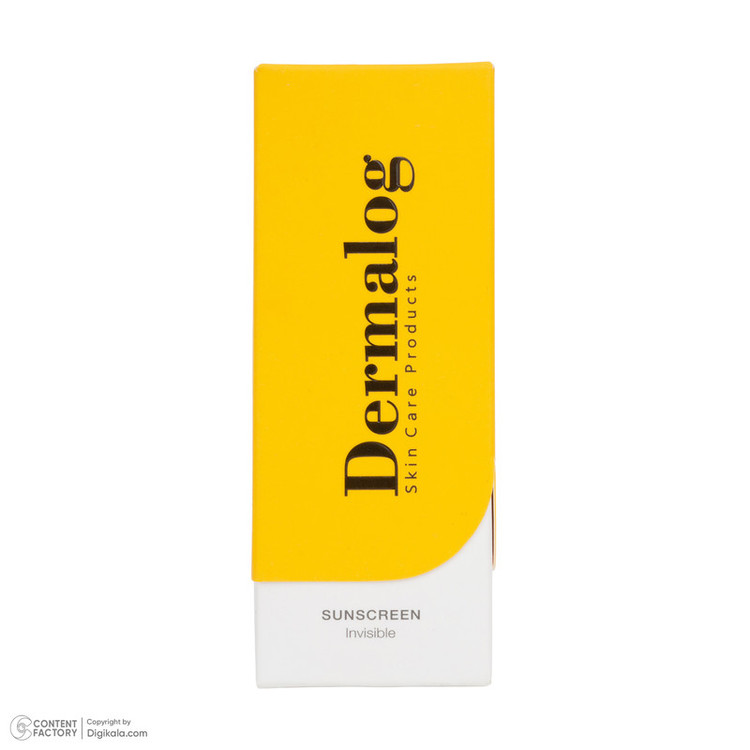 کرم ضد آفتاب بیرنگ صورت درمالوگ SPF 50 فاقد چربی مناسب برای انواع پوست حجم 50 میلیلیتر