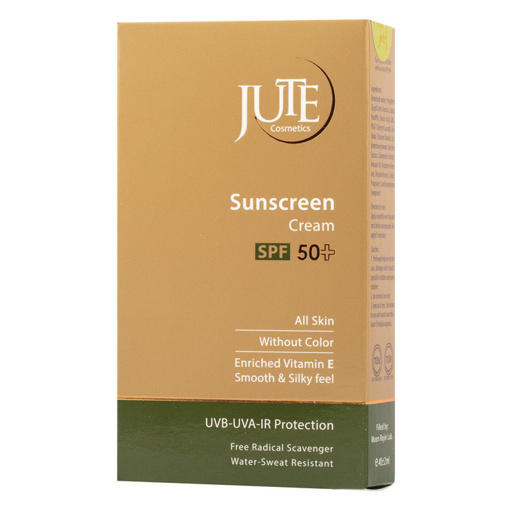 کرم ضد آفتاب بدون رنگ ژوت SPF 50 مناسب انواع پوست حجم 40 میلیلیتر