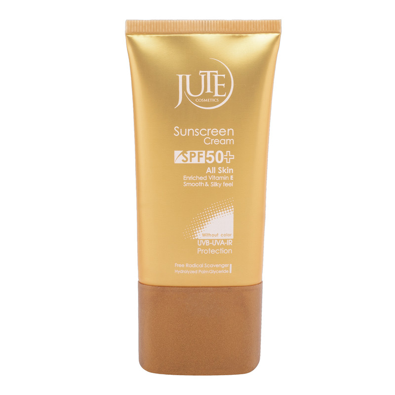 کرم ضد آفتاب بدون رنگ ژوت SPF 50 ‌مناسب انواع پوست‌ حجم 40 میلی‌لیتر