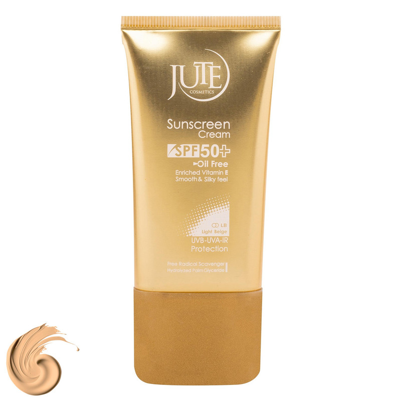کرم ضد آفتاب ژوت بژروشن  SPF 50، مناسب برای پوست چرب حجم 40 میلی‌لیتر، ضد آب، محافظت‌کننده در برابر اشعه‌های UVA و UVB، دارای فرمولاسیون فاقد چربی و ویتامین E، با ماندگاری 2 ساعته