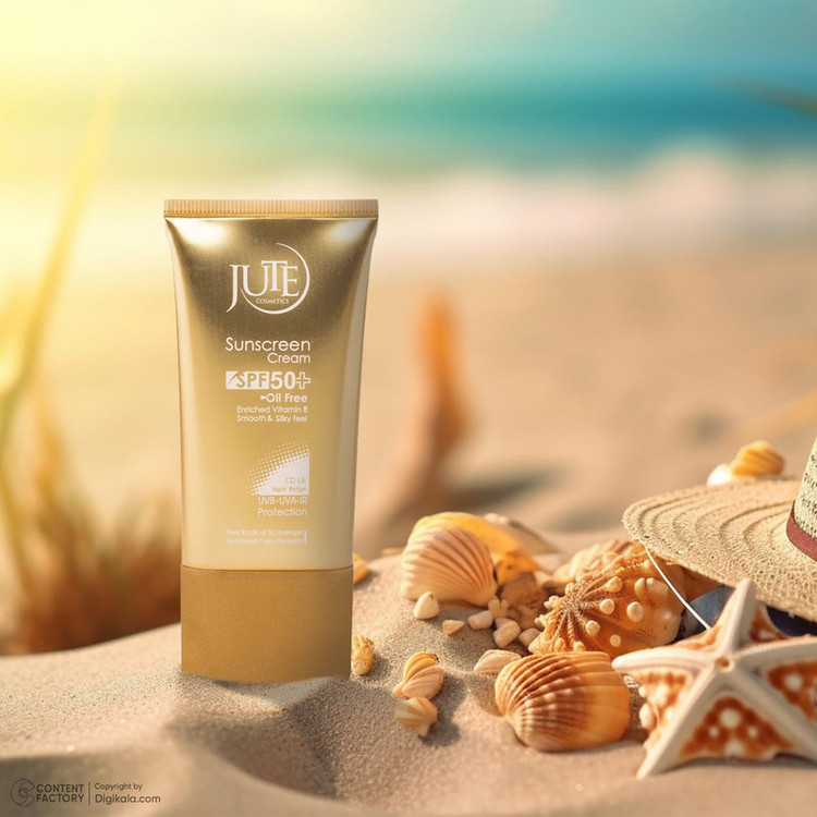 کرم ضد آفتاب ژوت بژروشن SPF 50، مناسب برای پوست چرب حجم 40 میلیلیتر، ضد آب، محافظتکننده در برابر اشعههای UVA و UVB، دارای فرمولاسیون فاقد چربی و ویتامین E، با ماندگاری 2 ساعته
